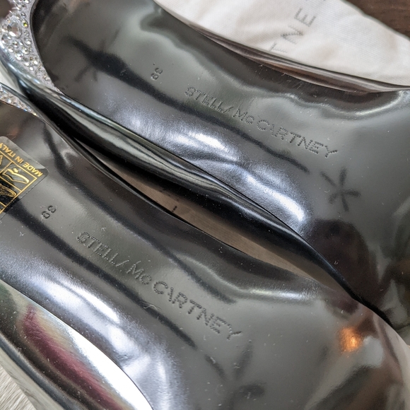 NWT Stella McCartney Crystal Stiletto Pumps - Picture 6 of 11